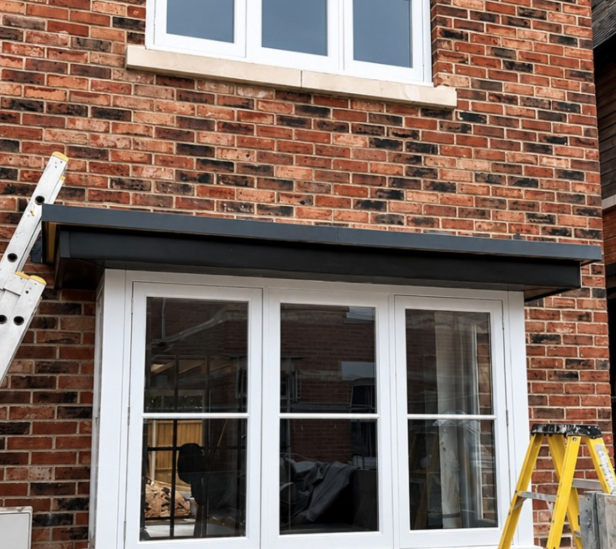 Completed flat roof installation on a property in Wareham, Dorset